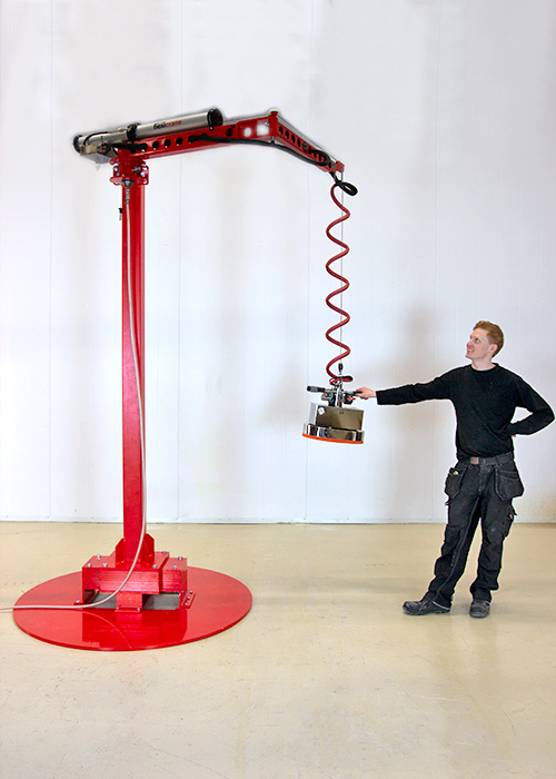 mobile articulated jib crane