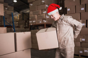 Tomte med dålig rygg