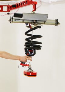 Basic vacuum gripper with vacuum sack fixture