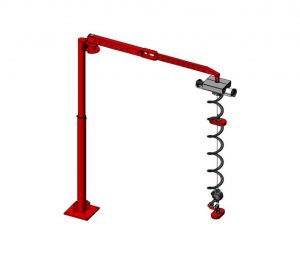 Articulated jib crane FlexiCrane with a Basic lifting tool