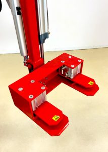 pallet gripper close-up